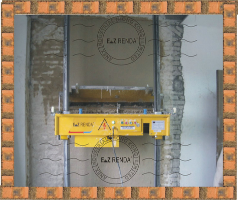 Professional Automatic Plastering Machine For External Gypsum Wall 1350MM Width