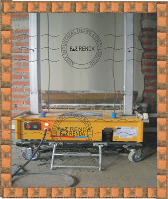 Electric Cement Gypsum Plaster Machine With 1150mm * 700mm * 500mm Newest Technic Construction Machinery