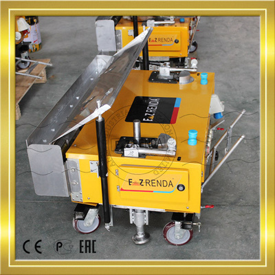 High Speed Mortar Rendering Machine For Internal Wall Power 0.75kw