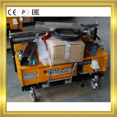High Speed Mortar Rendering Machine For Internal Wall Power 0.75kw
